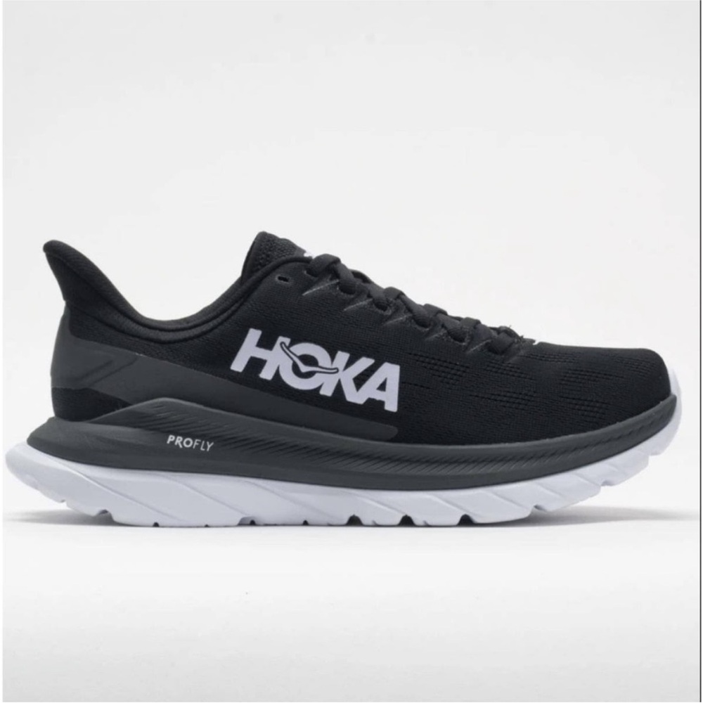Hoka Mach 4 Profly Running Shoes Black Grey